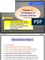 Techniques of Circuit Analysis: Lecture N06