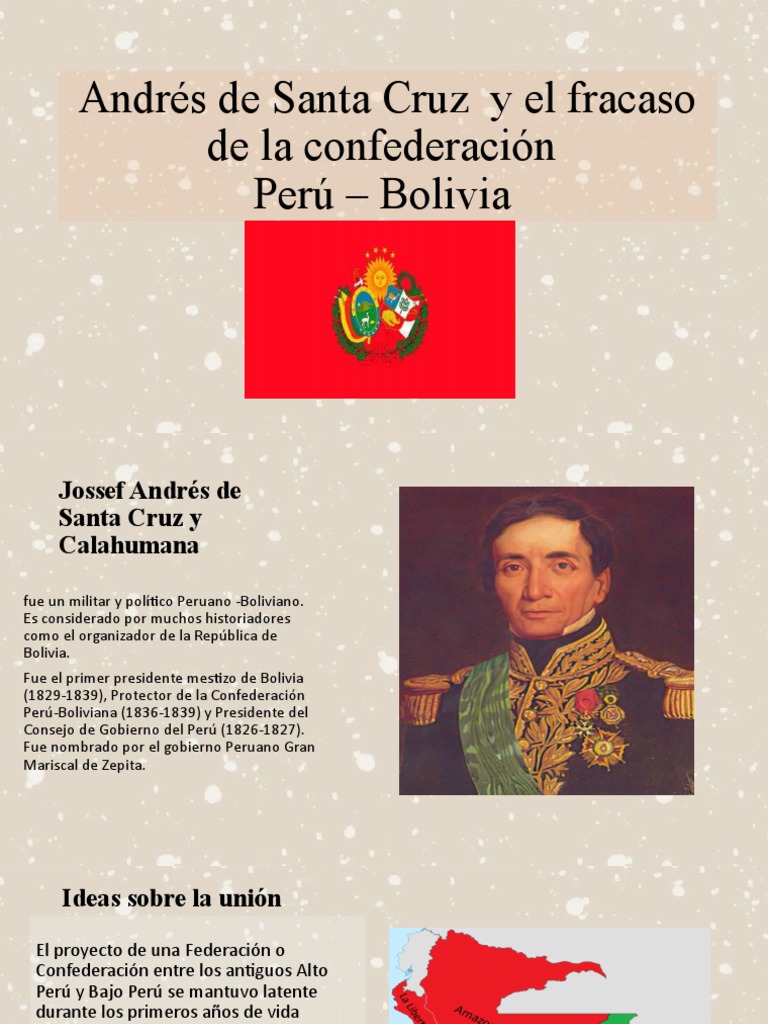 Biografía de Andrés de Santa Cruz | PDF | América del Sur | Gobierno