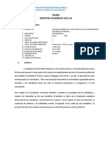 SILABO DE ACTIVIDAD FORMATIVA I (2021.20)