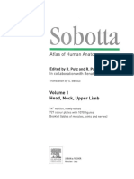 Sobotta Atlas of Human Anatomy 14th [Vol. 1 Head, Neck, Upper Limb ]