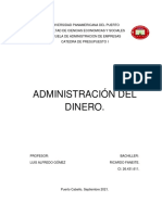 Administración Del Dinero