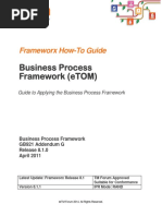 Business Process Framework (eTOM) : Frameworx How-To Guide