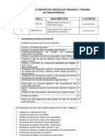 Actividades Para Mantenimiento de Grupos Electrogenos-CMACPIIRAA