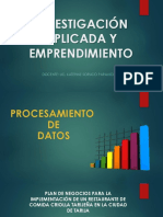 Tema 5.2 Ejecución y Proceso de Analisis e Interpretación