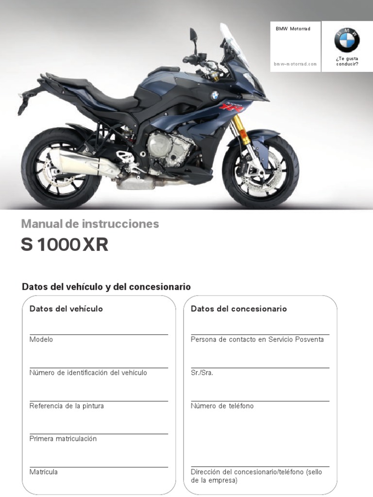 Manual BMW S1000XR S 0D03 RM 0916 03 PDF Sistema de freno