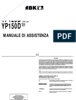 Yamaha MBK Yp125 150 Majesty Skyliner 2001 Service Manual