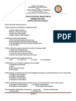 Assessment Earth and Life Science