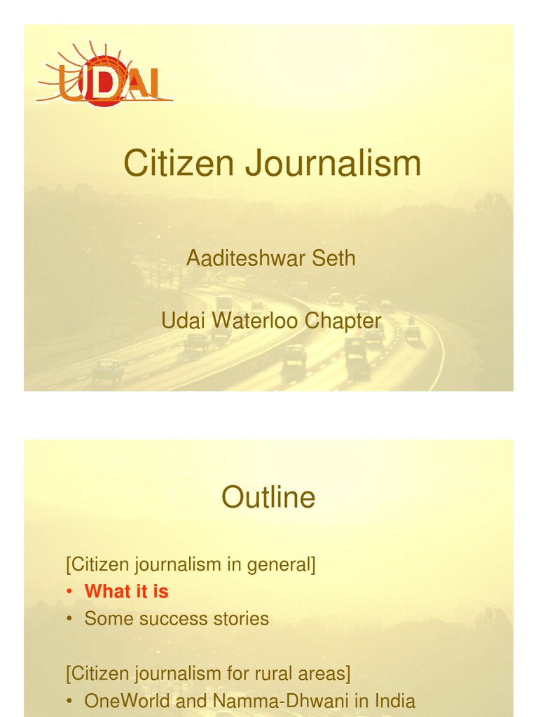 Citizen Journalism | Journalism | Mass Media