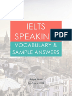 IELTS Speaking Vocab & Sample Answers