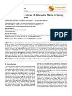 Radiation Hazards Indices of Silhouette Plants in Spring and Summer Seasons