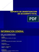 ACCIDENTE Fatal Martín Sanchez