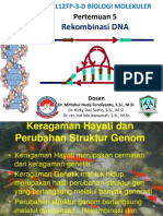 Pert 5 Rekombinasi DNA