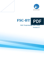 FSC BT100X+Sink+Programming+User+Guide+V3.7 (Dual Mode+Audio&Data+Transiver)