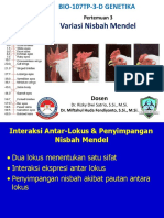 Pert 3 Kuliah Genetika Nisbah Mendel