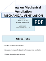 Overview On Mechanical Ventillation Mechanical Ventilation Overview On Mechanical Ventillation Mechanical Ventilation