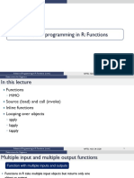 Lec8 Programming in R Functions