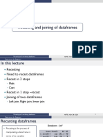 Recasting and Joining of Dataframes: Nptel Noc18-Cs28