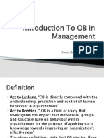 2.introduction To OB in Management