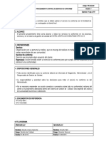 PR-GQ-004 Control de Servicio No Conforme