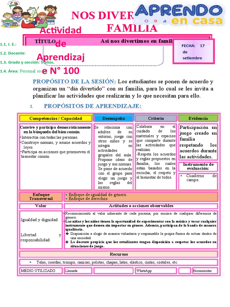 10.así Nos Divertimos en Familia | PDF