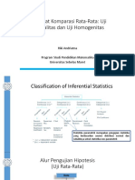 3 - Prasyarat Uji Hipotesis (Uji Normalitas Dan Uji Homogenitas)