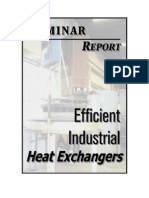 Efficient Industrial Heat Exchangers