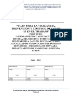 PROTOCOLO Y PLAN DE SEGURIDAD SANITARIA