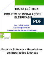 (3) Apresentaçao PIE II - Fator de Potência e Harmônicos em Instalações Elétricas