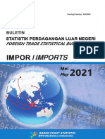 Buletin Statistik Perdagangan Luar Negeri Impor Mei 2021