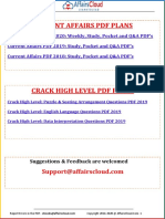 Current Affairs PDF Plans