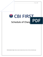 Cbi First Schedule of Charges