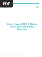 Cisco Nexus 9500 R-Series Line Cards and Fabric Modules