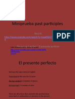 Miniprueba Past Participles: Perú III
