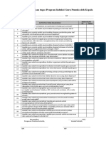 Checklist Tugas Kepala Sekolah