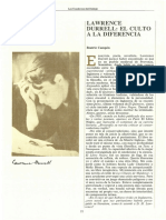 Lawrence Durrell: El Culto A La Diferencia: Beatriz Campón