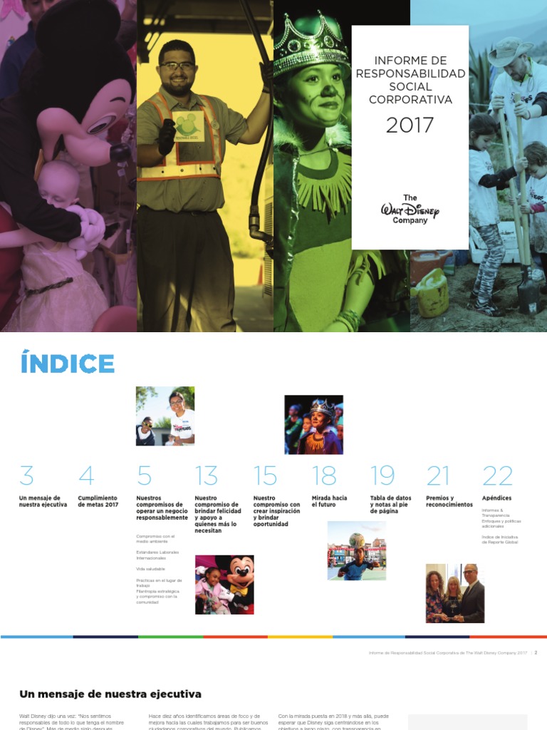 Disney CSR Update v01.37 - SPC | PDF | Residuos | La compañía Walt Disney