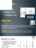 Gas Laws: Boyle's Law Charles's Law Avogadro's Law