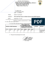 Ps11 First and Final Tracer Re Online Survey On The PNP Programs