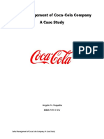 Case Study On The Sales Management of CocaCola