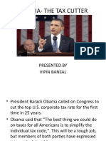 Obama - The Tax Cutter