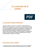 Historia evolución Calidad