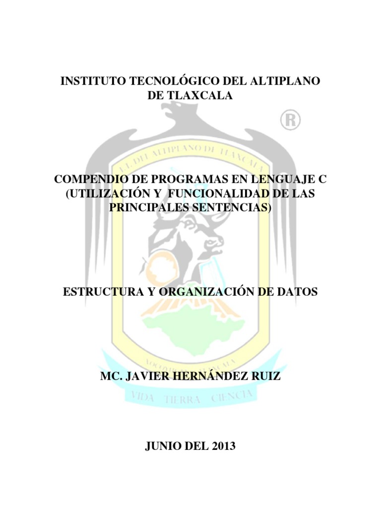 COMPENDIO | PDF | Estructura de datos de matriz | Lenguaje de programación