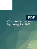 Introduction To Psychology Fall 2021 - Textbook