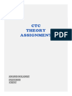 CTC Theory Assignment