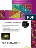 LESSON 8 ASSESSMENT STRATEGIES AND MULTIPLE INTELLIGENCE