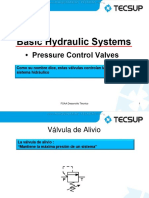 Curso Presion Sistema Hidraulico Valvula Alivio Simple Regulacion Pilotada Secuencia Contrabalance Moduladora Reductora