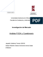 Análisis FODA y Cuestionario Jaquelin GTZ 336183