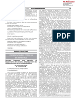 Ds Reglamento de Sistema Administrativo de Modernizacion de La Gestion Publica 123-2018-Pcm