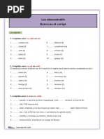 F593832933 Les D Monstratifs Exercices Et Corrig