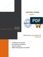 Auditoria Interna HACCP